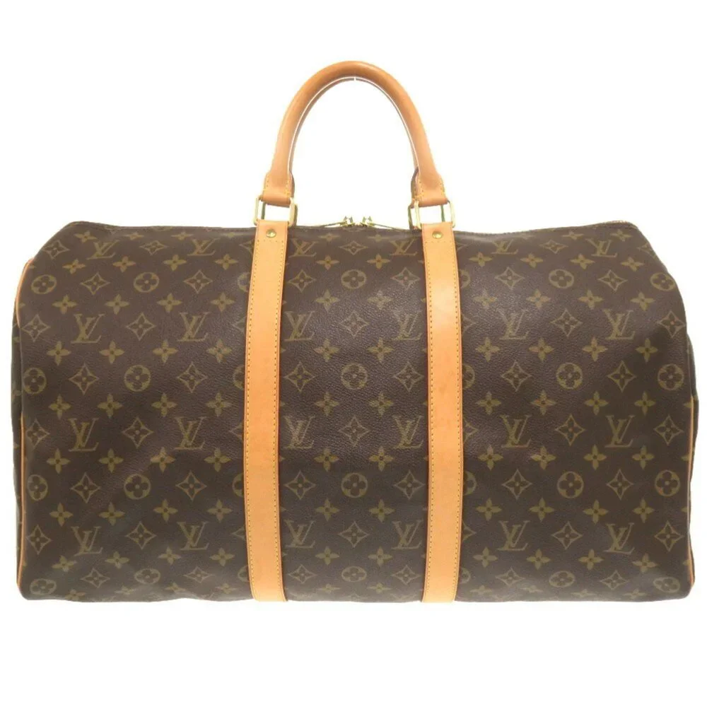 LOUIS VUITTON Brown Monogram Keepall 50 Boston Bag - Picture 2 of 11